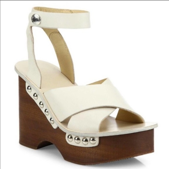 Rag & Bone Ivory Hester Platform Cross Size 38 - Picture 12 of 12